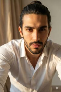 پرامپت دختر Ultra realistic 2:3 close-up selfie portrait built 100% from the ref...