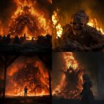 Award winning scene from the horror movie The ifrit --v 5.2by Jimothy#creature P...