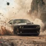 In a surreal scene amidst the chaos of World War I, a Dodge Challenger defies th...