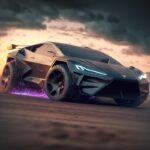 Cybertruck body kit with MidJourney 4import tuner tesla cybertruck looks like sp...