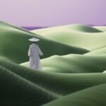 The chanel spring spring 2019 collection in white and lavender fields, in the st...