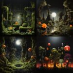 asphodel, topiary , tapestry, caldera, cube, black metal, ifrit, fluorescent --s...