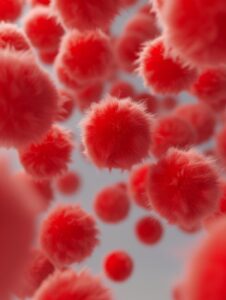 Fluffy, 24 round balls, neatly arranged to cover the whole screen, very realisti...