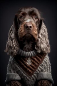 Just a few last Daily themes on Midjourney. hq photo of adorable dog wearing dog...