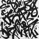 Поверх подобного абстрактного фона в стиле граффити можно прифотошопить вашу фот...