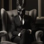 Step into a realm of intrigue and mystery with the inception of a black and whit...