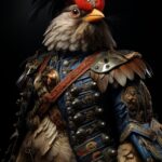 The hero of the game "Angry Birds", renaissance style, professional highly detai...
