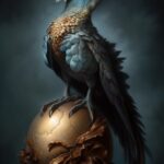 15 cool & short prompts for V511. Painting of a bronze and carbon fiber roco...