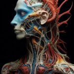 Anatomy of a human animal morph --weird 1900 --ar 9:16 --v 5.2 --s 750by The Vau...