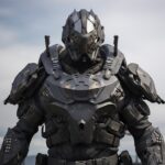 Rhino military Suit, Rhino exosuit by Vitaly Bulgarov, scary, movie quality, rea...