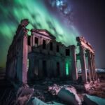 Urbex series part 5. Aurora Borealis. Midjourney...