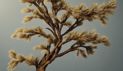 Dry plants with Lexica SDStill life photography of a beautiful dry branches, fol...