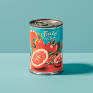 The can food by rené magritte on solid background --upbeta --v 5 --s 250by hieul...