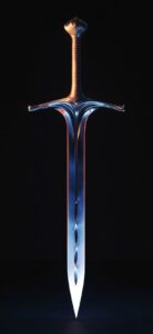 obsidian damascus gold sword --c 30 --v 6.1 --sref 2310165463 1404475950 2912192...