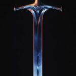 obsidian damascus gold sword --c 30 --v 6.1 --sref 2310165463 1404475950 2912192...