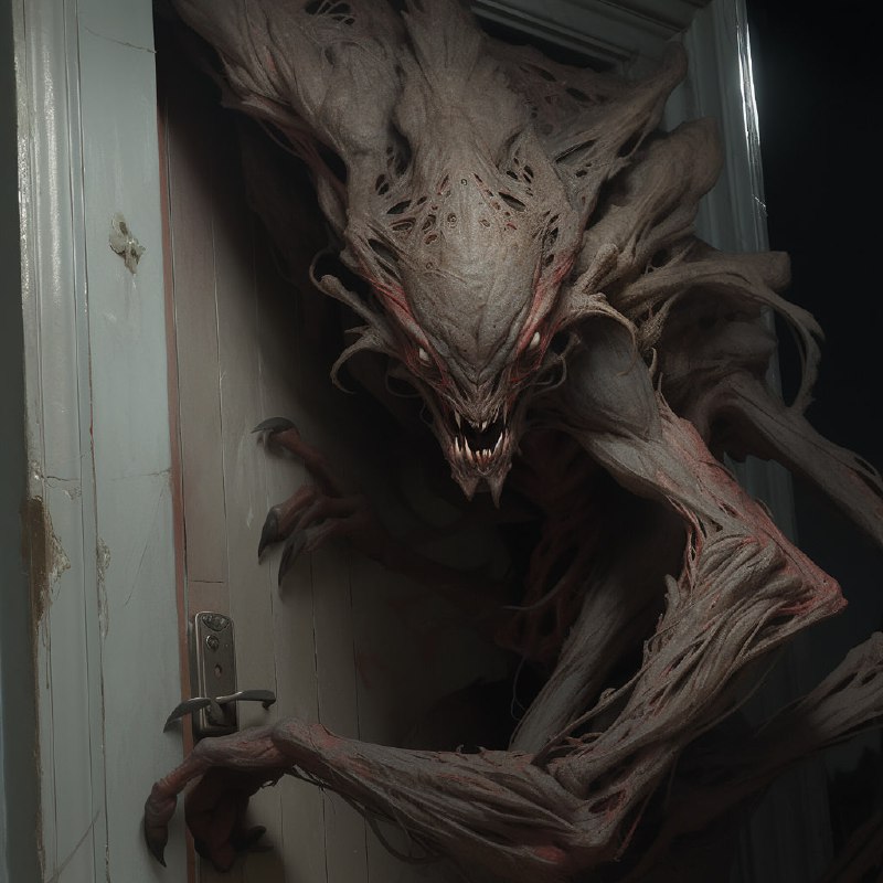 jEvAMU-H6b5rRpBMdjM6b9Lngz18exmcYtkU8a7OyWxaCb7XOEAxIaERL8AVDqVbjd8gVj55N0gDQF7VFqmBJWQ7VmuMQ6hIZc1Q.jpeg Create an ultra - realistic and bone - chilling dim lit image of a hideous creat...