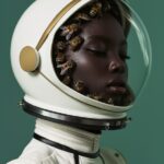 award-winning, art deco photography by Petrina Hicks, not from this world, decay...