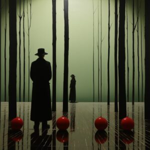 Enerate a series of photorealistic images inspired by the renowned graphic artis...