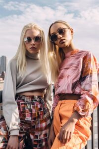 Set against an urban backdrop, the editorial photoshoot captures the essence of ...