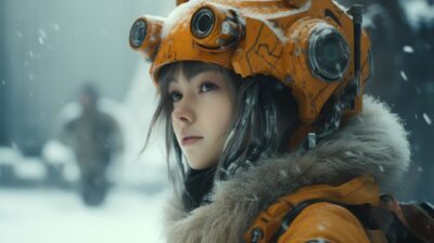 Detailed cinematography, dark future, neat punk cats and robots and cyberpunk be...