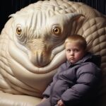 Morbidly obese by Patricia Piccinini --v 5.2 --ar 3:4 --s 500by 宜大侠#creature Pro...
