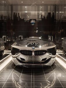 The most luxurious bathtub in the world, designed to look like a BMW M5 F90. The...