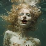Zombie peincess underwater. by Peter Blake --ar 5:7by bresolartPrompt collection...