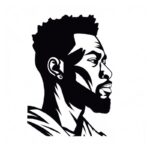 Sketch black man svg vector 2d flat icon --v 5.1by oldsbutgolds Prompt collectio...