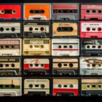 used vintage audio cassettes various types,high resolution,4k --ar 16:9 --v 5.2b...