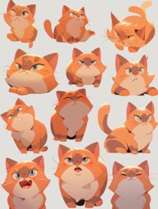 The way to generate infinity stickers / emoji with different character poses. Mi...