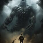 Surrealism, Images with a strong sense of story, The battle of tall giants and w...