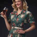 The unparalleled beauty at the holiday party gives thumbs up, drinks whiskey and...