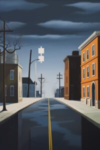 George Ault christian cross road --ar 2:3by vizorexi Prompt collection...