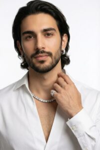 پرامپت دختر Ultra realistic luxury fashion portrait built 100% from the referenc...