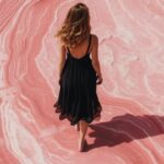 Axonometric, expressive woman, minimalism, fujifilm full-frame, huge gigantic dy...