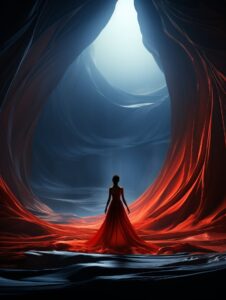 Standing alone in the dark, Standing in a large space, Jessica Rossier, Zaha Had...