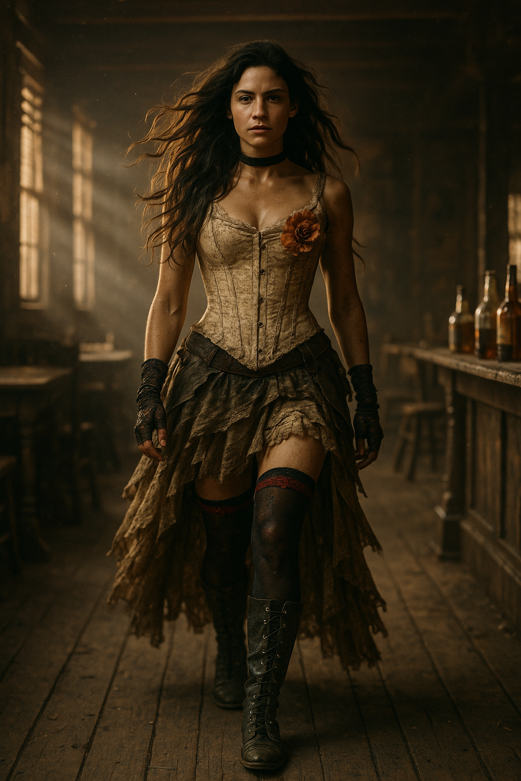 prompthero-prompt-4925cc5e4d7.png 5 A cinematic scene of a fierce... - تصویر 1