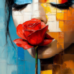 10 oil on canvas woman in the...