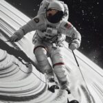 astronaut skiing on the rings of Saturn. --style raw --v 6.0by leszek emil Promp...