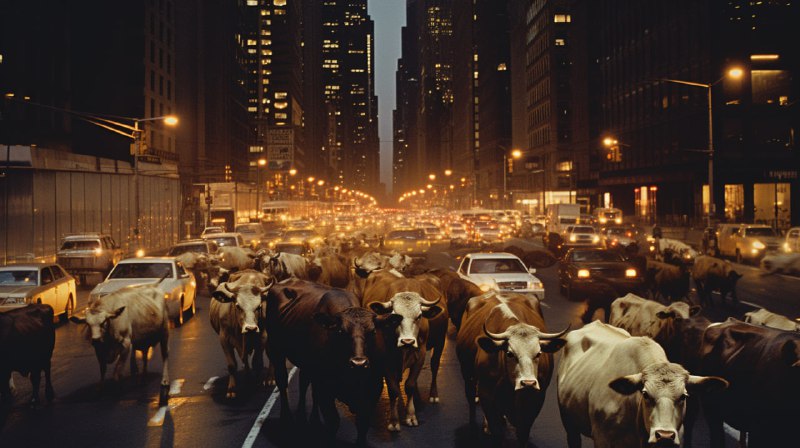 sAi6ZJM9NIf6BjMmLgxodgw30Ch9mOR_6m52jAOydy3FGw5frBJQCQyD6-_emopcirJ_KSCYZHA9pcaThKM1ijjNdQOTWusonRVH.jpeg Vintage photo of endless cows on new york city street at night, 1990s --ar 16:9 ...