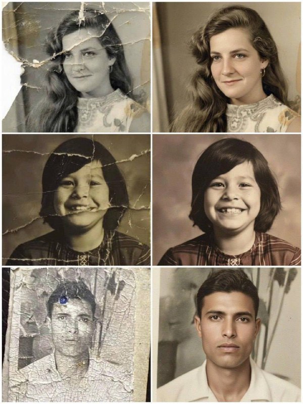 پرامپت ترمیم عکس Restore and colorize the...