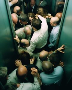 After work uncanny photography , topdown aerial view, odd sleepy quirky couples,...