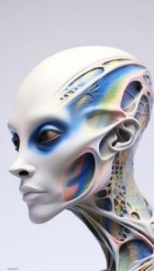 Extraordinary portrait of unknown alien species awaits your imagination in style...