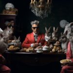 An advertisement for dolce gabana, in the style of tom chambers, peter coulson, ...