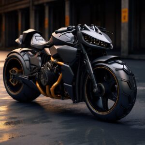 Batman 2d in the bike, in the style of realistic hyper - detailed rendering, vra...