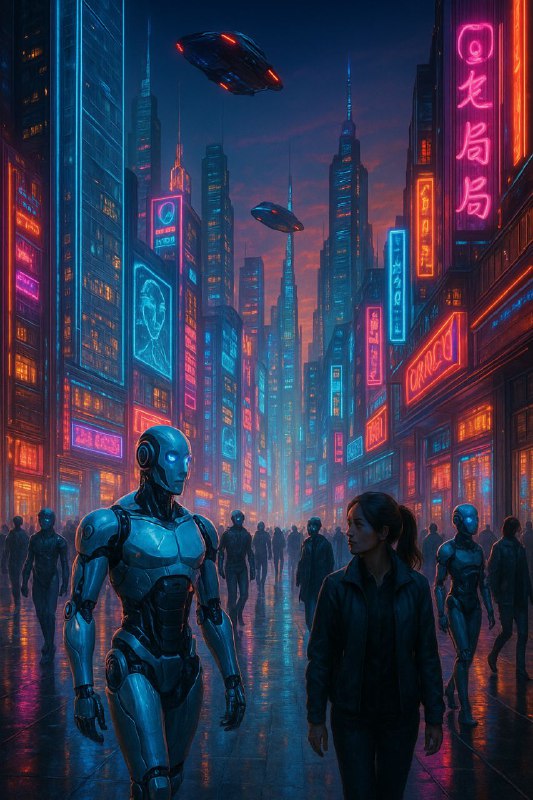 آینده هوش مصنوعیشهری درخشان با برج‌های شیشه‌ای...