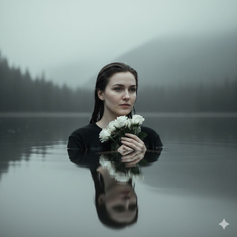 دریاچه زمستانی از عکس واقعی خودت استفاده...