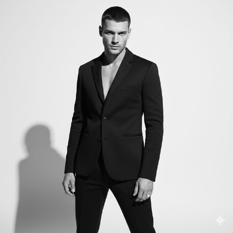 مدلینگ در پس‌زمینهٔ مینیمالیسم Ultra photorealistic full...