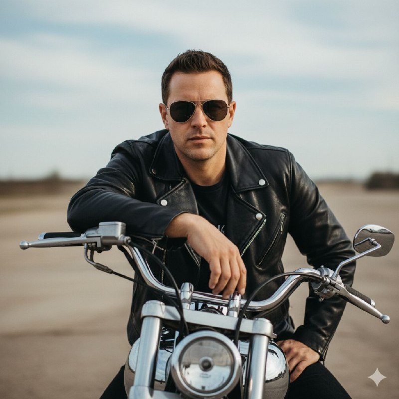 موتورسیکلت کلاسیک کروم Single subject; random identity....