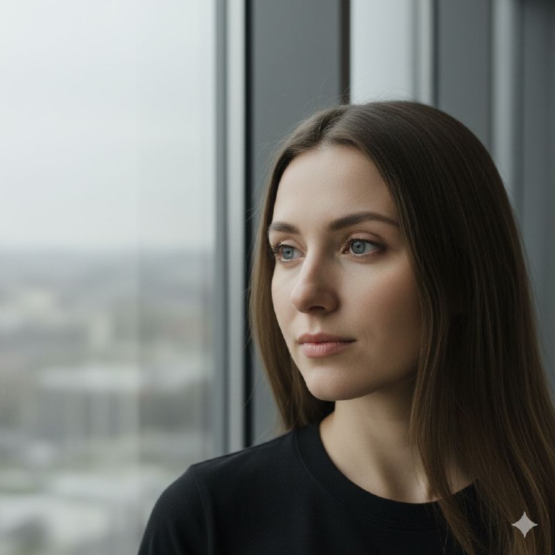 نور پنجره پرتره مینیمال Random face; solo...